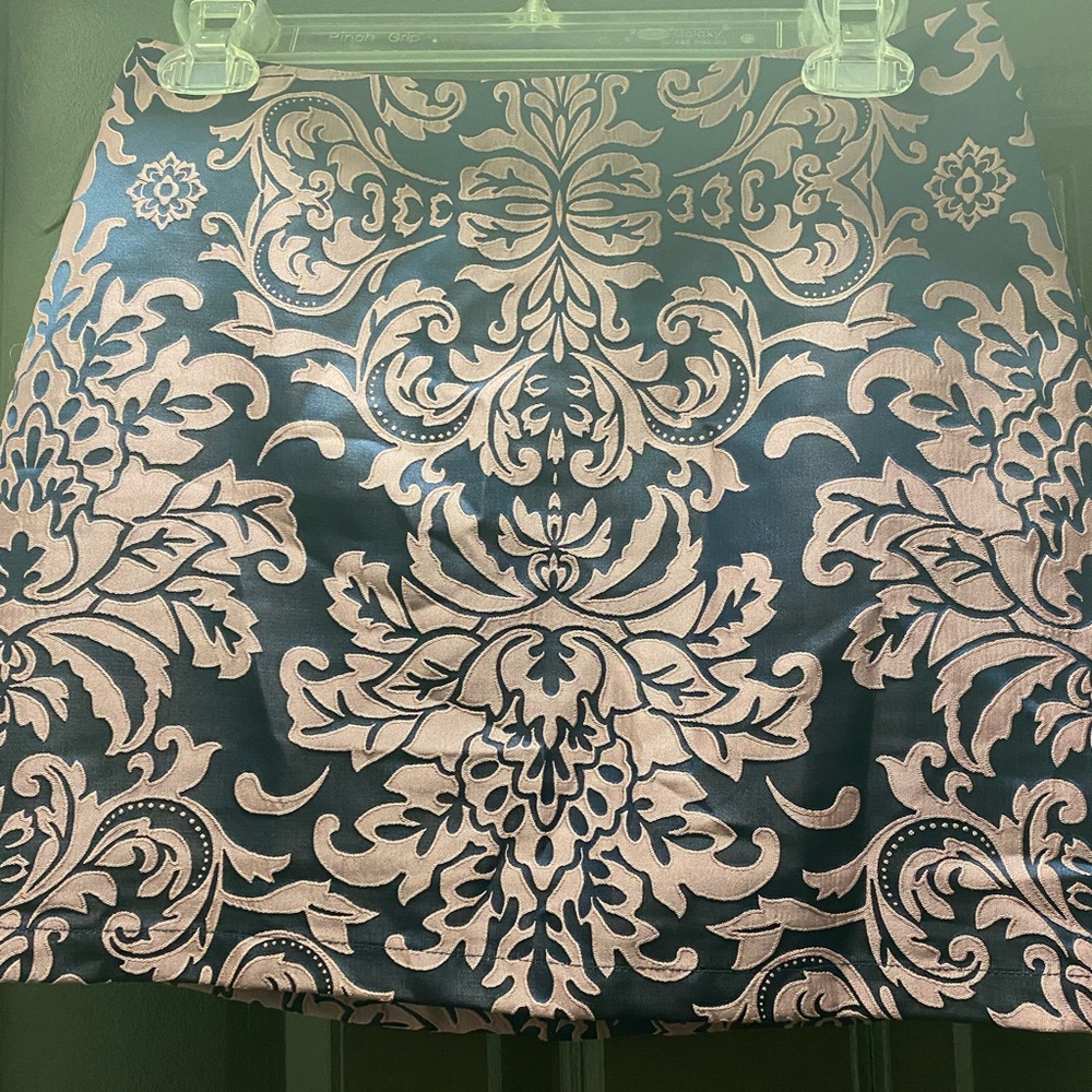Pink and navy blue skirt
